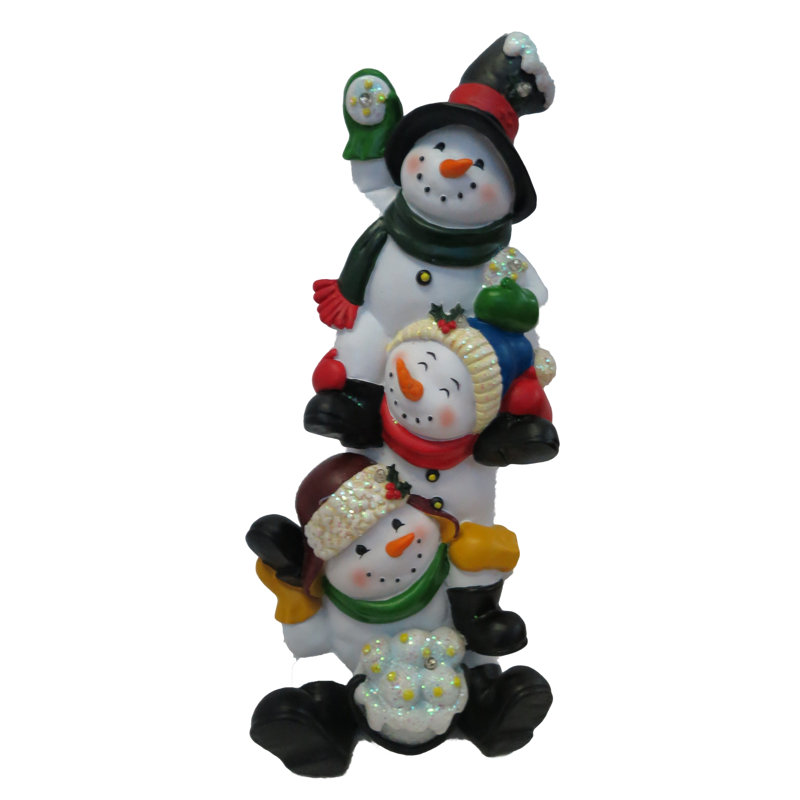 Alpine Snowmen Statue & Reviews Wayfair